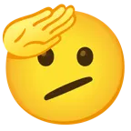 faccina perplessa + faccina che fa il saluto