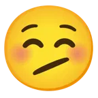 faccina perplessa + faccina sorridente
