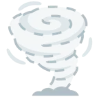 faccina tratteggiata + tornado