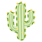 faccina tratteggiata + cactus