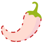 faccina tratteggiata + peperoncino