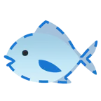 faccina tratteggiata + pesce