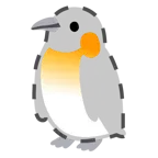 faccina tratteggiata + pinguino