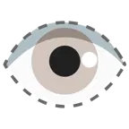 faccina tratteggiata + occhio