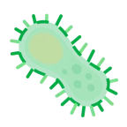 faccina tratteggiata + microbo