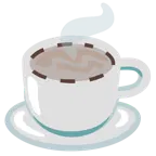 faccina tratteggiata + bevanda calda