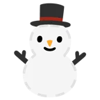 faccina tratteggiata + pupazzo di neve senza neve
