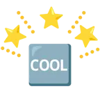 stella che brilla + pulsante COOL