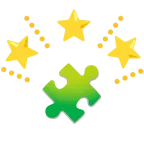 stella che brilla + pezzo di puzzle