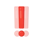 cuore che batte + punto esclamativo rosso