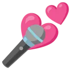due cuori + microfono