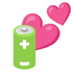 due cuori + batteria