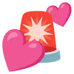 due cuori + lampeggiante
