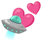 due cuori + disco volante