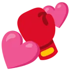 due cuori + guantone da pugilato