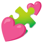 due cuori + pezzo di puzzle