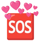 cuore con freccia + pulsante SOS