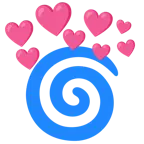 cuore con freccia + ciclone