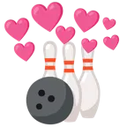 cuore con freccia + bowling