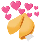 cuore con freccia + biscotto della fortuna