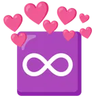 cuore con freccia + simbolo dell’infinito