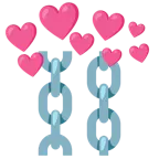 cuore con freccia + catene