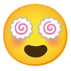 smiling face with heart-eyes + fish cake with swirl