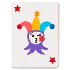 face blowing a kiss + joker