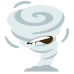 bocca che morde il labbro + tornado