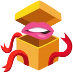 bocca che morde il labbro + regalo