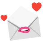 bocca che morde il labbro + lettera d’amore