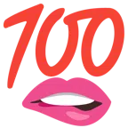 bocca che morde il labbro + 100 punti