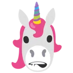 bocca che morde il labbro + unicorno
