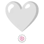 punto esclamativo a cuore + tortino di pesce a spirale