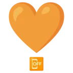 punto esclamativo a cuore + cellulare spento