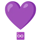 punto esclamativo a cuore + simbolo dell’infinito