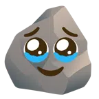 หิน + หน้ากลั้นน้ำตา