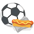 Fußball + Hotdog