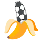 Fußball + Banane