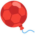Fußball + Luftballon
