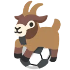 Fußball + Ziege