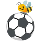 Fußball + Biene
