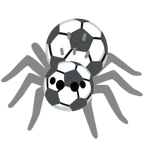 Fußball + Spinne