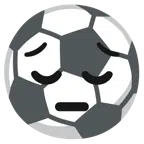 Fußball + nachdenkliches Gesicht