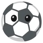 Fußball + Gesicht ohne Mund