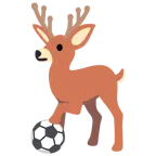 Fußball + Hirsch