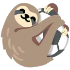 Fußball + Faultier