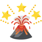 stella che brilla + vulcano