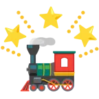stella che brilla + locomotiva