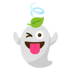 fantasma + foglia al vento